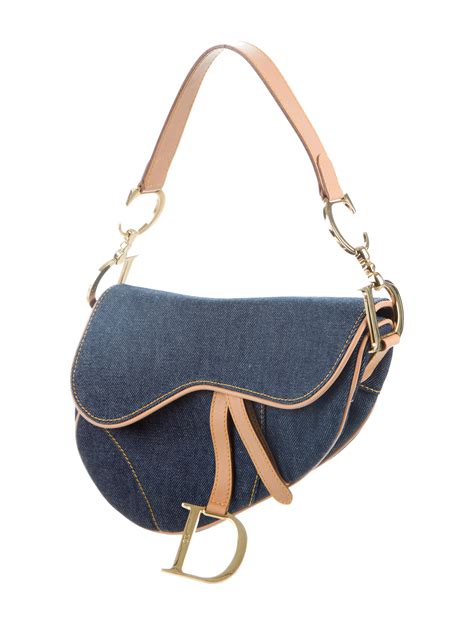 denim christian dior bag|Christian Dior bag saddle.